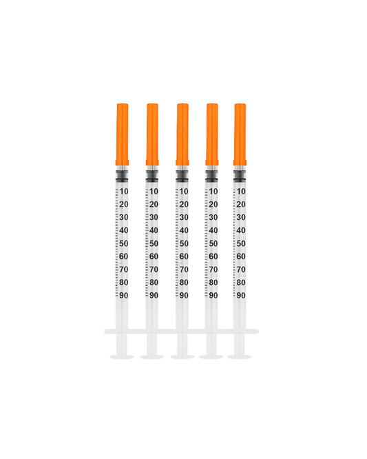 1mL_sterile_syringes_individually_sealed_laboratory_supply_Australia - Omega Peptides Australia