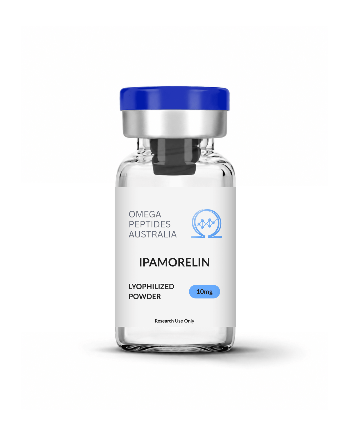 Ipamorelin_10mg. - Omega Peptides Australia