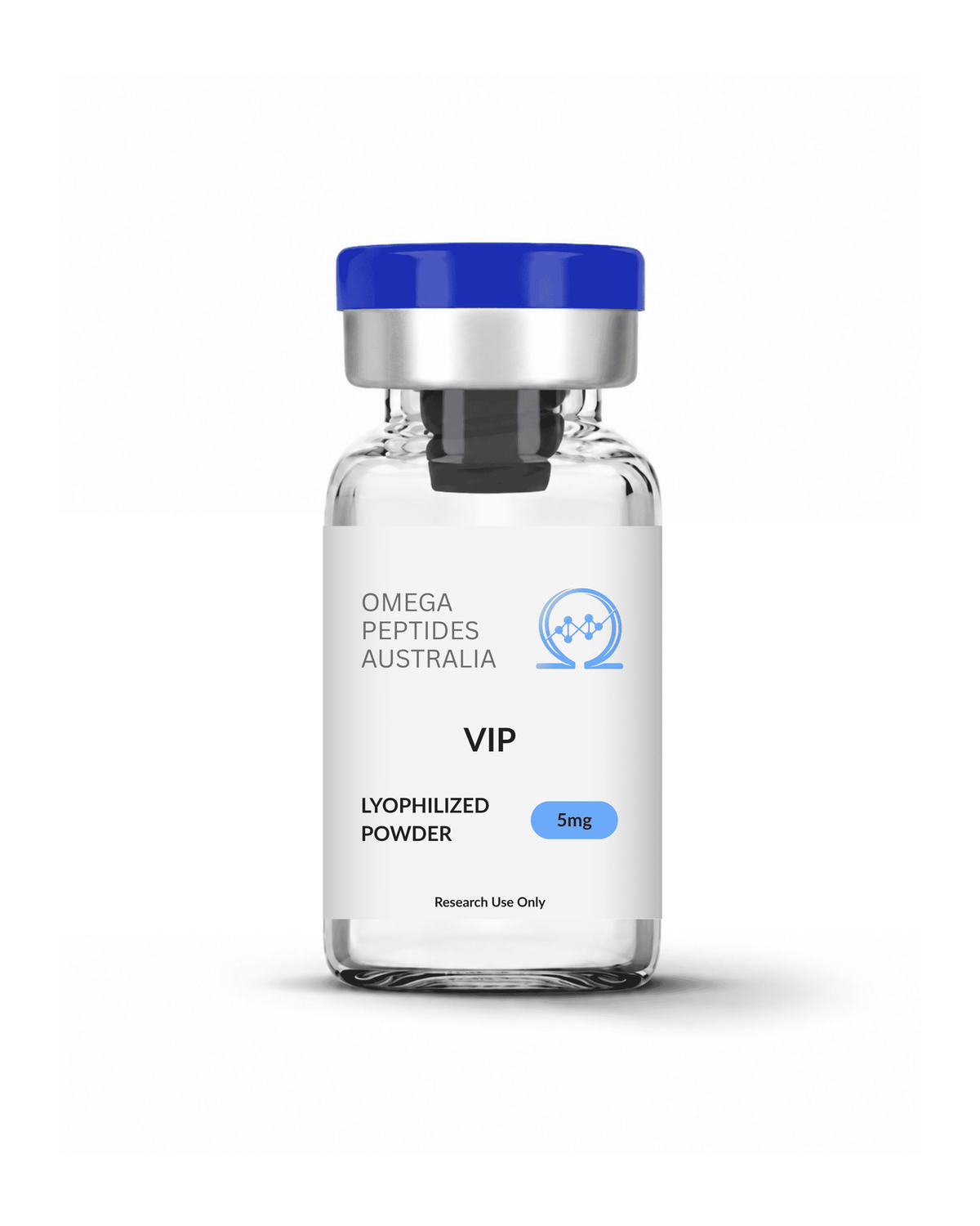 VIP peptide 5mg vial - Vasoactive Intestinal Peptide lyophilised powder, Omega Peptides Australia